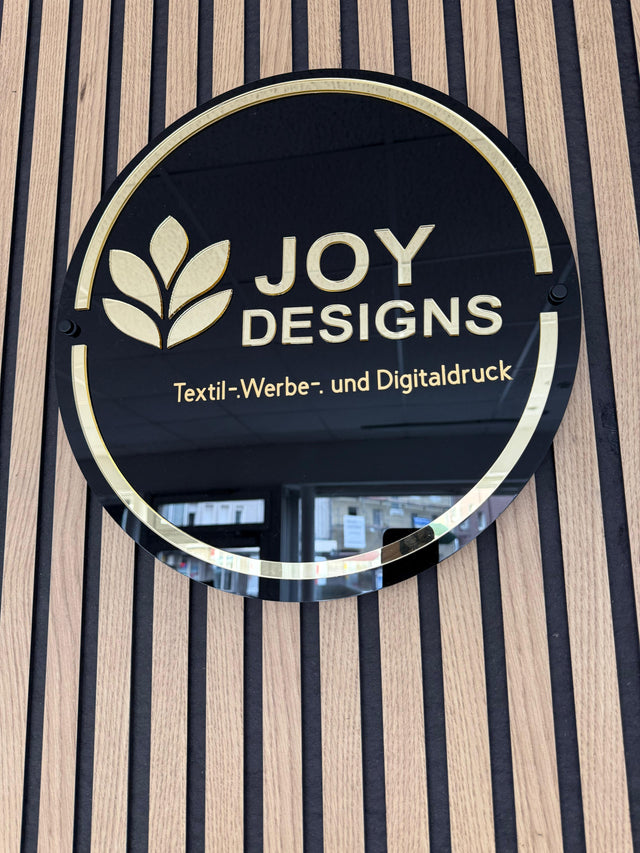 3D Acrylschild mit Logo – Individuelles Geschäftsschild für moderne Marken