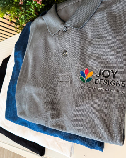 Poloshirt für Firmen – mit Logo DTF bedruckt