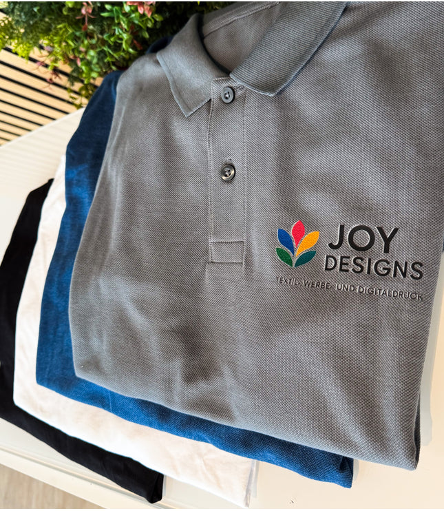 Poloshirt für Firmen – mit Logo DTF bedruckt