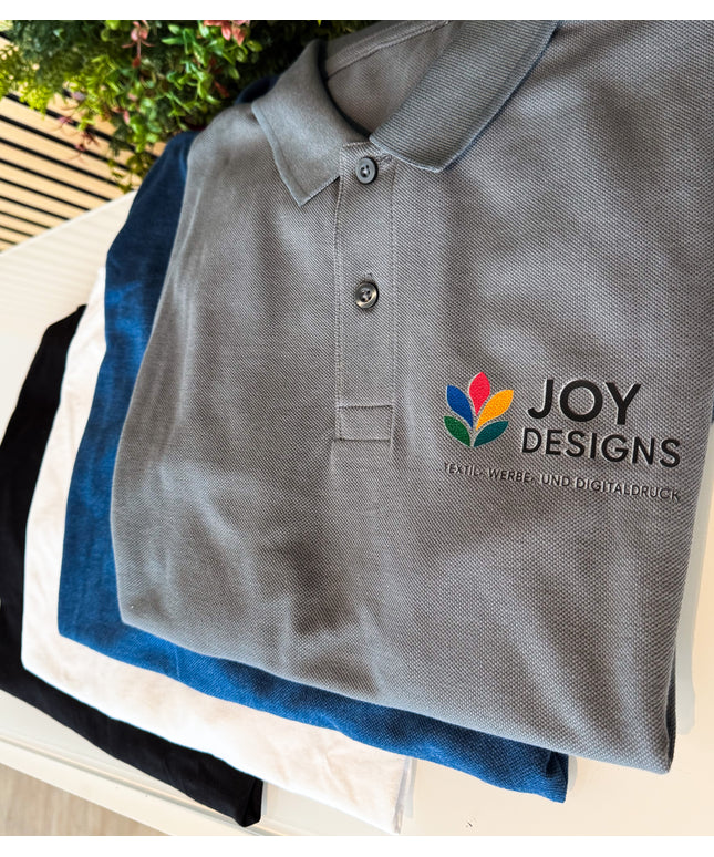 Poloshirt für Firmen – mit Logo DTF bedruckt