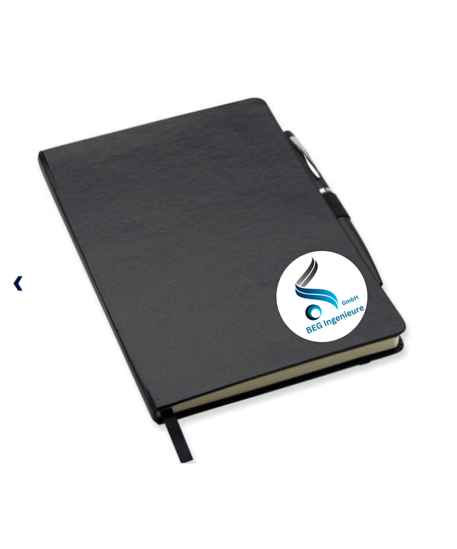 DIN A5 Notizbuch mit individuellem Design / Logo