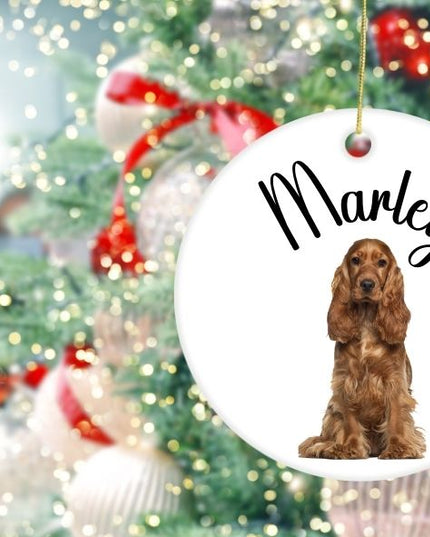 Personalisiertes Haustier Weihnachtsornament – Foto & Name | Individuelle Tier-Weihnachtskugel | Geschenk für Hundeliebhaber & Katzenbesitzer