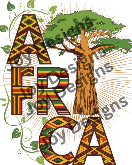 DTF Afrikanishes Motiv