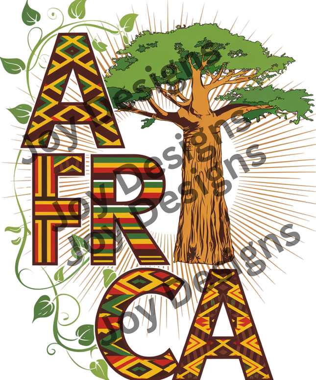 DTF Afrikanishes Motiv