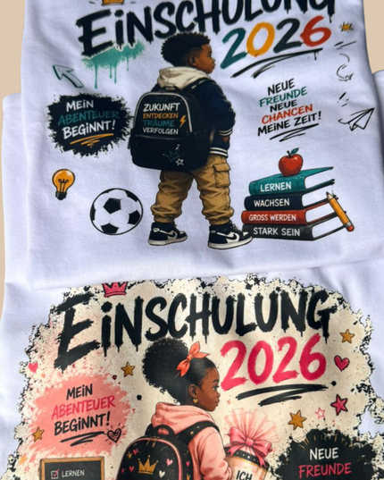 Einschulung 2026 Shirt Junge und Mächen – Cooles Schulkind T-Shirt