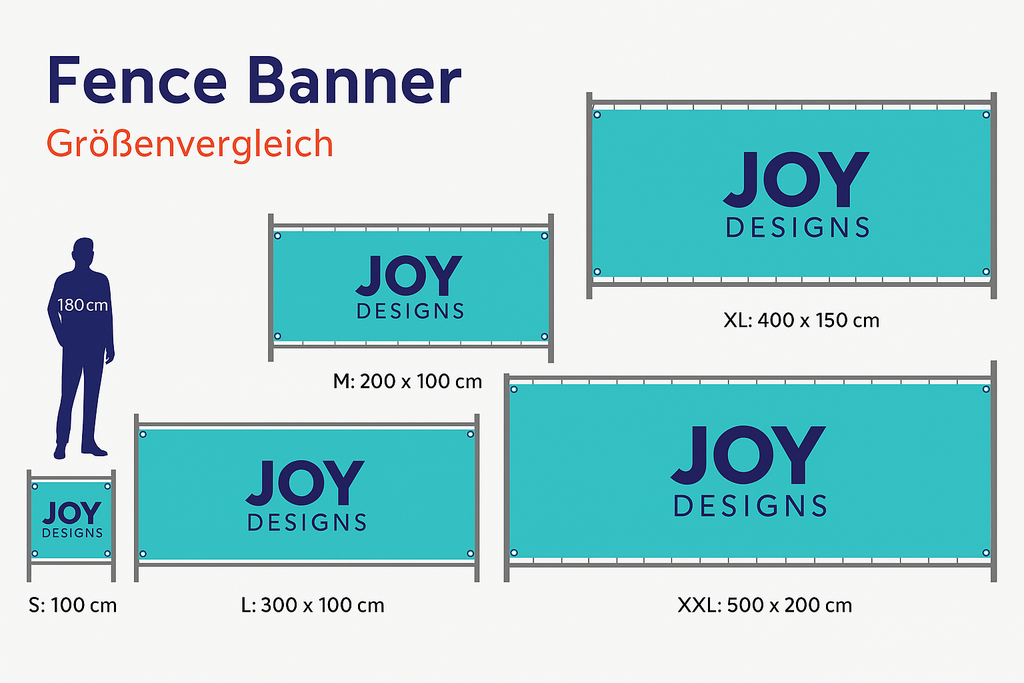 Outdoor Werbebanner aus PVC – langlebig & UV-beständig