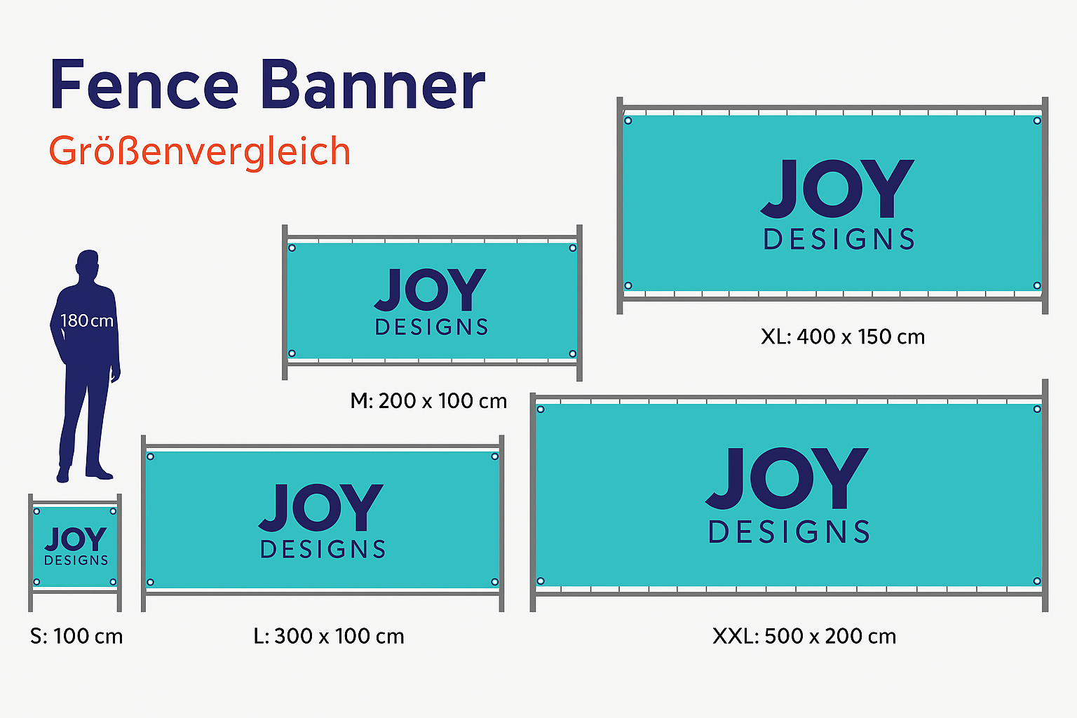 Outdoor Werbebanner aus PVC – langlebig & UV-beständig