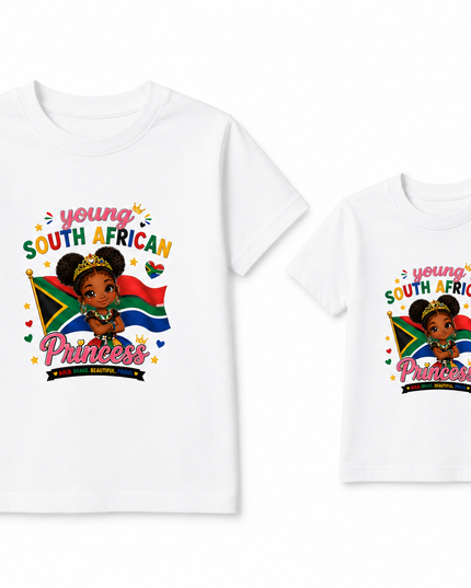 African Heritage Kids T-Shirt | African Princess & Prince Tees for Kids