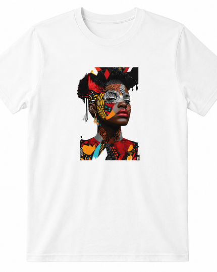 Afro-Modern Graphic Tee | African Inspired Art Shirt