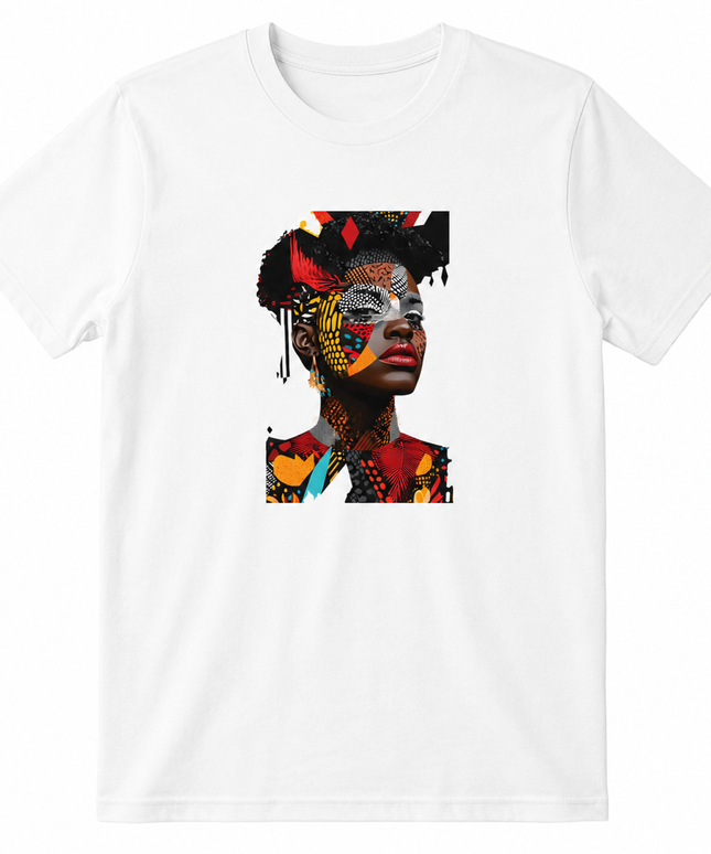 Afro-Modern Graphic Tee | African Inspired Art Shirt