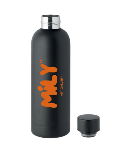 Personalisierte Edelstahl Trinkflasche 500 ml mit Logo