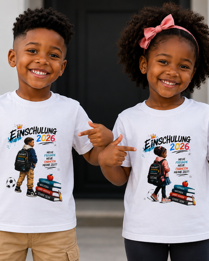 Einschulung 2026 Shirt Junge und Mächen – Cooles Schulkind T-Shirt