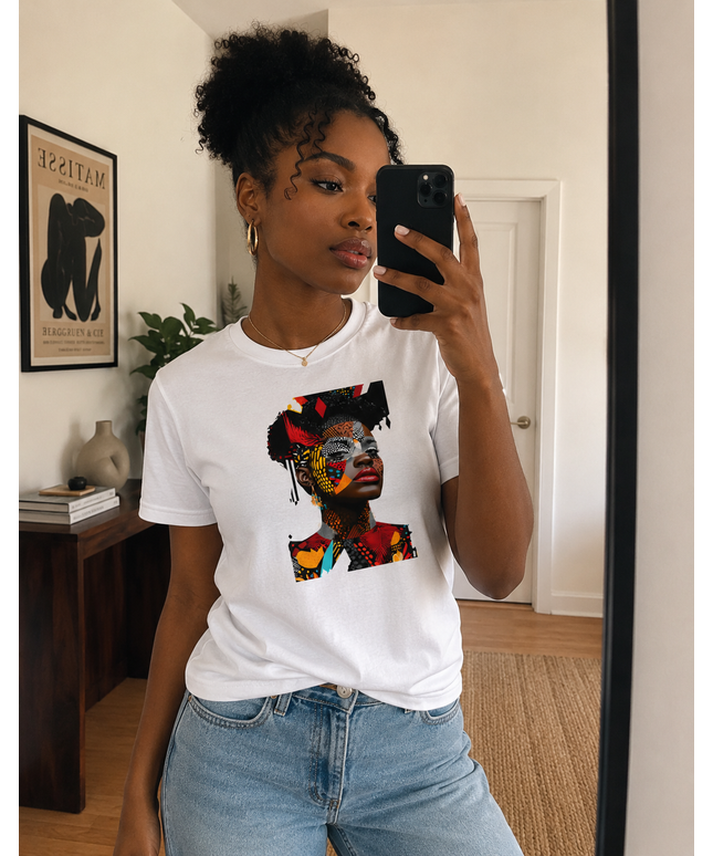 Afro-Modern Graphic Tee | African Inspired Art Shirt