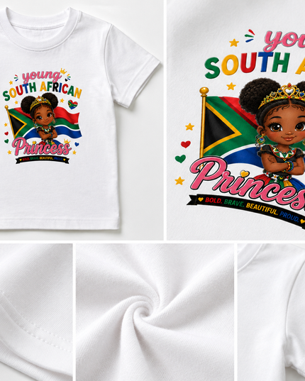 African Heritage Kids T-Shirt | African Princess & Prince Tees for Kids