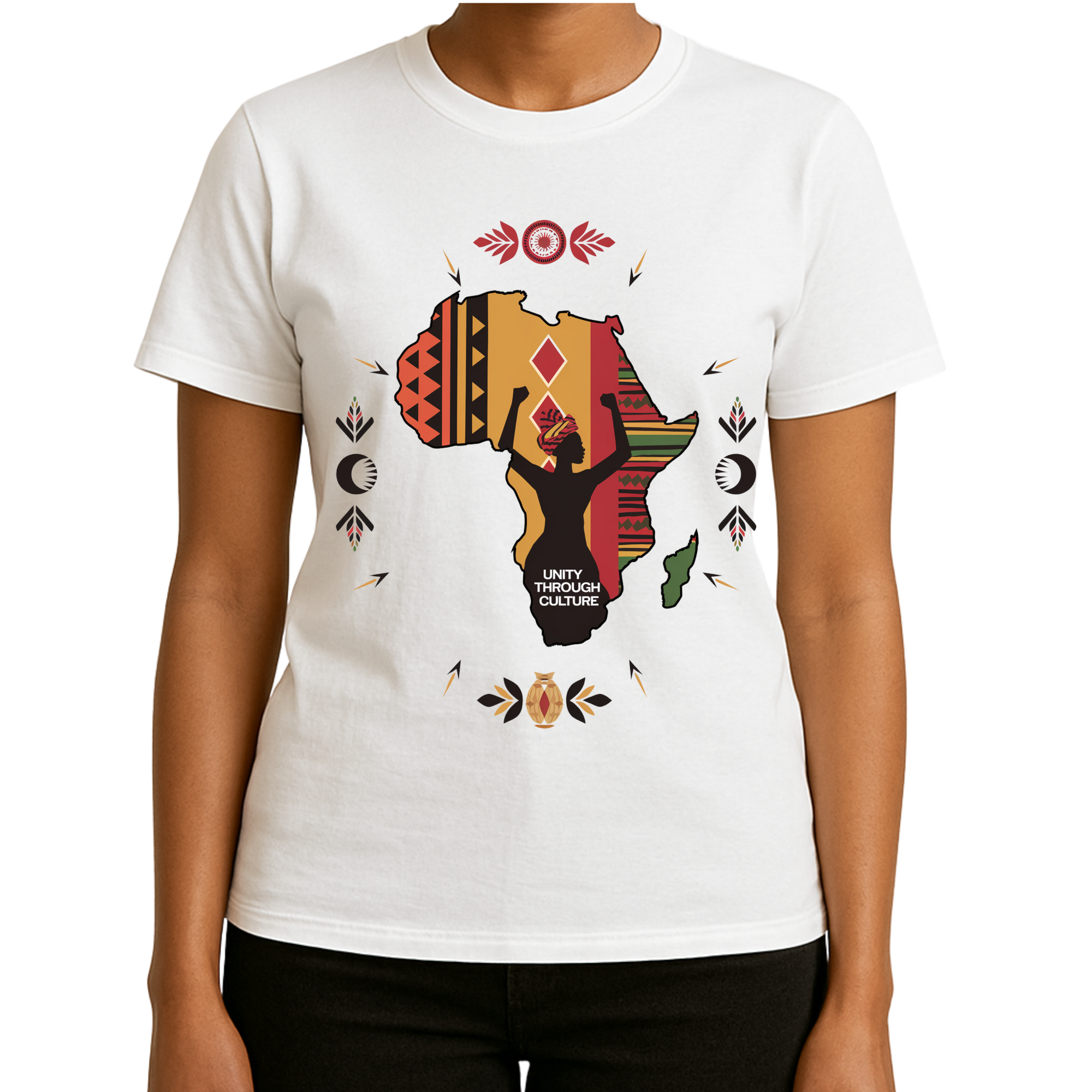 DTF African motive short  sleeve
