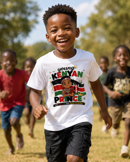 African Heritage Kids T-Shirt | African Princess & Prince Tees for Kids