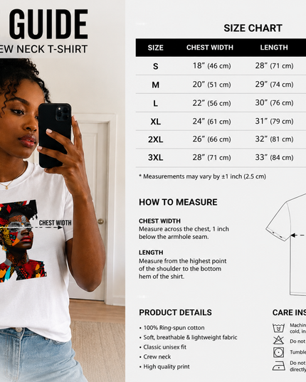 Afro-Modern Graphic Tee | African Inspired Art Shirt