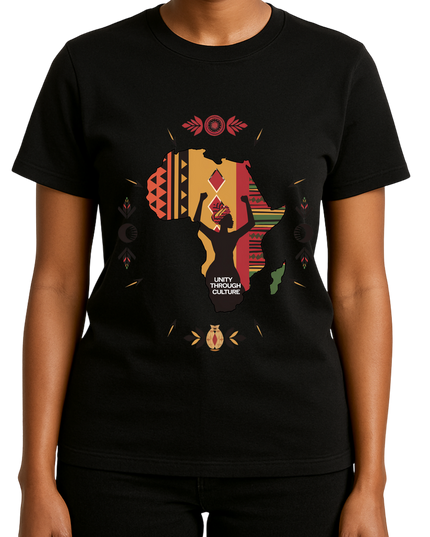 African Motive T-Shirt | Afrozentisches Tribal Muster | Unisex Streetwear