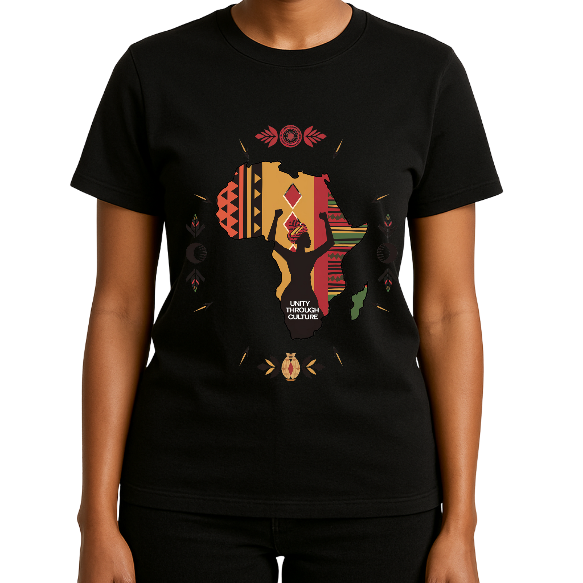 DTF African motive short  sleeve