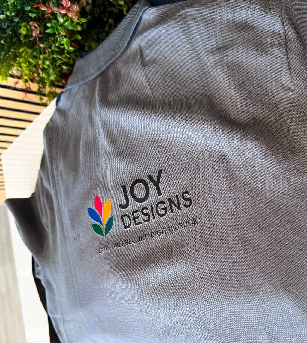 Poloshirt für Firmen – mit Logo DTF bedruckt