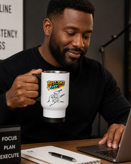 Custom Best Dad Ever Mug with Kids Names | Father’s Day Gift