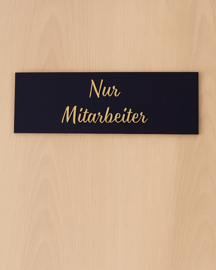 Individuelles Firmenschild für Innenbereich – Acryl  Praxisschild, Büroschild oder Wegweiser