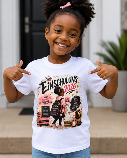 Einschulung 2026 Shirt Junge und Mächen – Cooles Schulkind T-Shirt