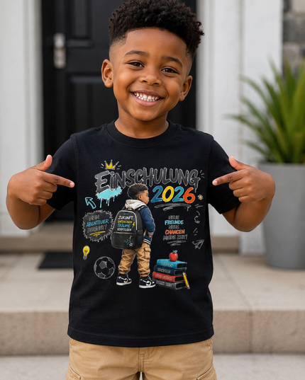 Einschulung 2026 Shirt Junge und Mächen – Cooles Schulkind T-Shirt