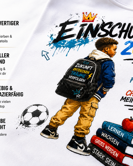 Einschulung 2026 Shirt Junge und Mächen – Cooles Schulkind T-Shirt