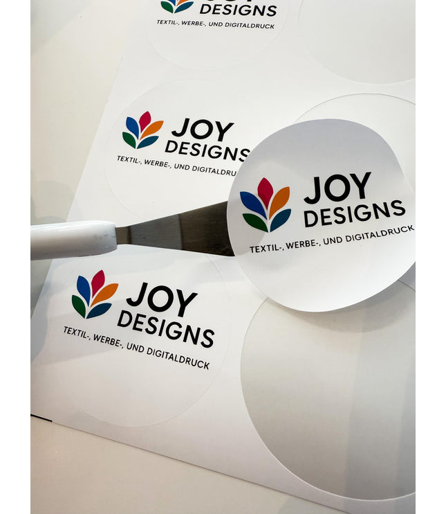 Individuelle Firmenlogo-Aufkleber & Sticker bögen – Professionell & Vielseitig