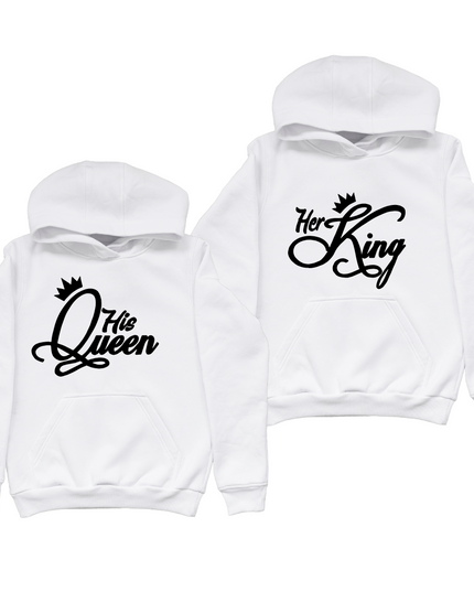 Queen and Queen Valentines day hoodie for lovers