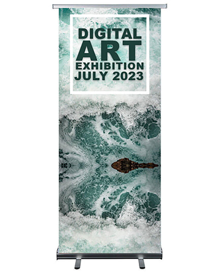 Roll-Up Banner individuell bedrucken – Werbebanner mit Tragetasche