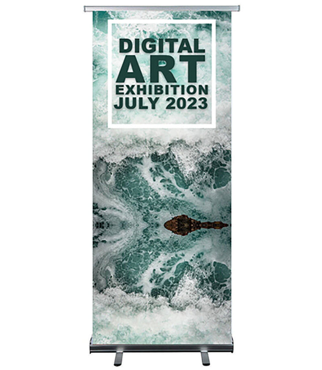 Roll-Up Banner individuell bedrucken – Werbebanner mit Tragetasche