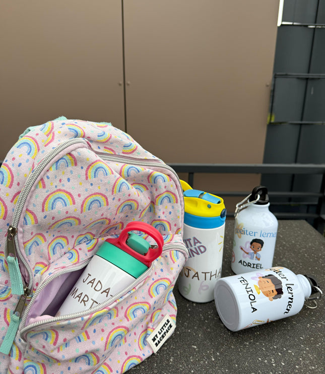 Personalisierte 12oz Edelstahl Isolierbecher für Kinder  Mit Namen  Design  Kita Trinkflasche