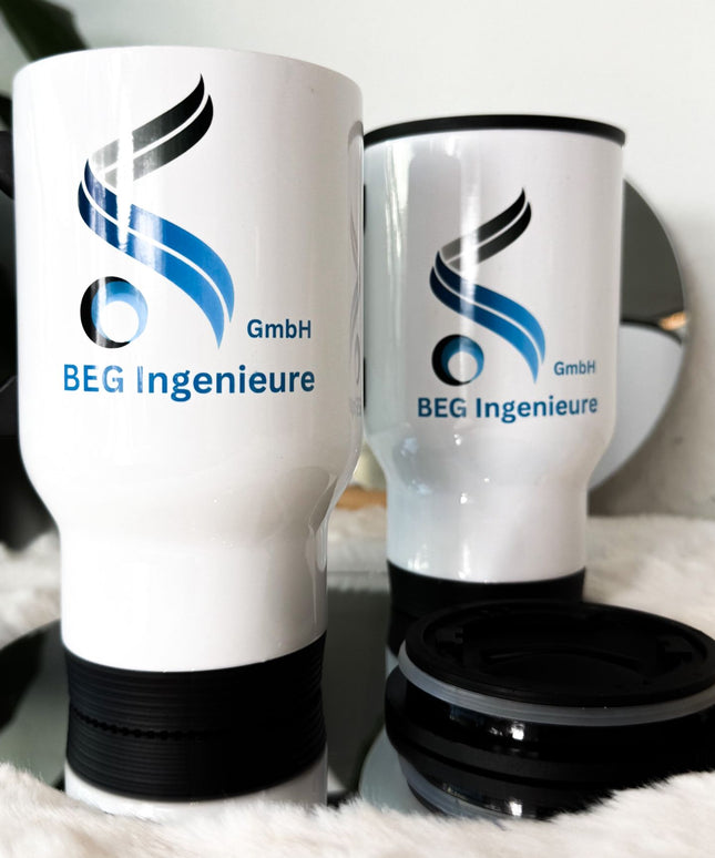 Edelstahl-Thermobecher mit Logo – Werbeartikel für Firmen