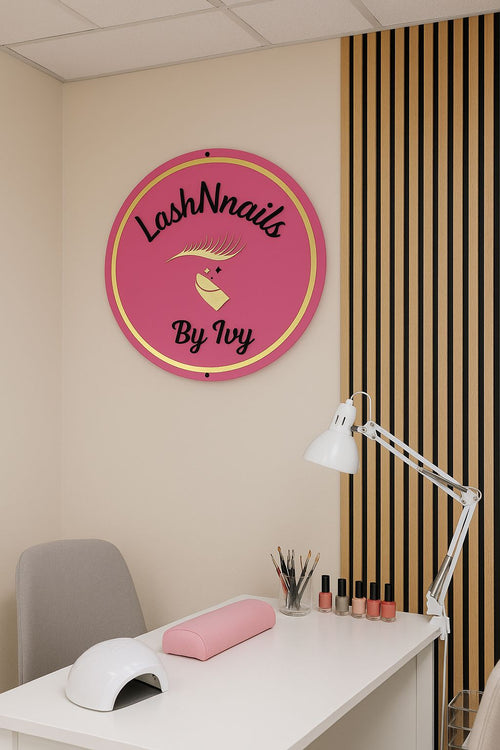 3D Acrylschild mit Logo – Individuelles Geschäftsschild für moderne Marken