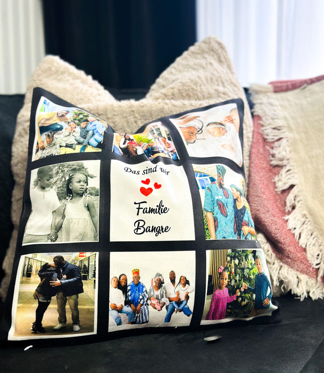 Customized pillowcase - Das sind wir. 40*40