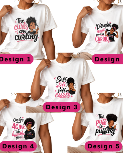 Curl Culture Graphic Tee | Natural Hair & Afrocentric Apparel