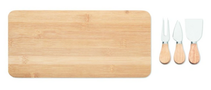 Elegantes Bambus-Käsebrett-Set mit Gravur – das perfekte personalisierte Geschenk für Chef, Kollegen oder Geschäftspartner. Nachhaltig, stilvoll