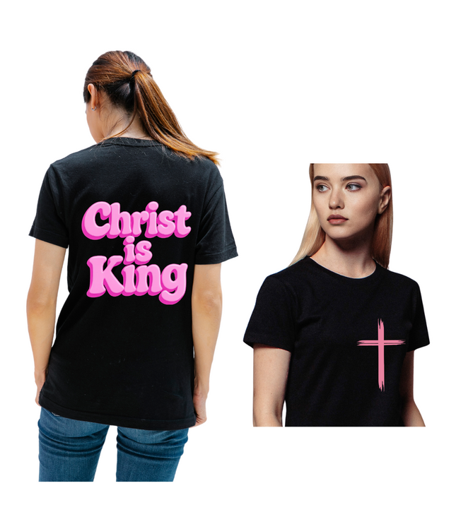 Christ is king t-shirt christian gift christian women religious shirt faith shirt