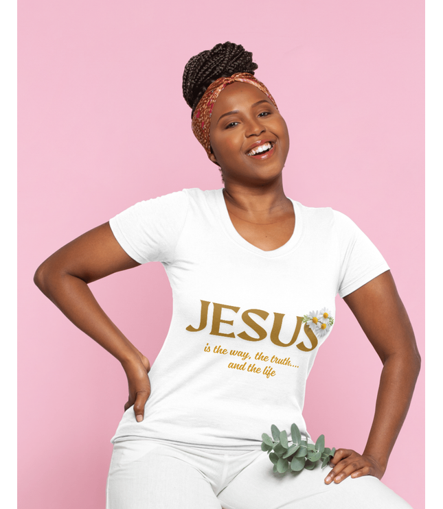 Jesus is the way t-shirt christian gift christian women religious shirt faith shirt