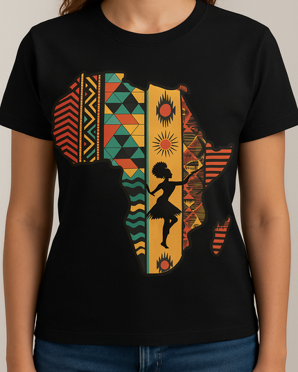 DTF T-shirt Afrikanisches Erbdesign