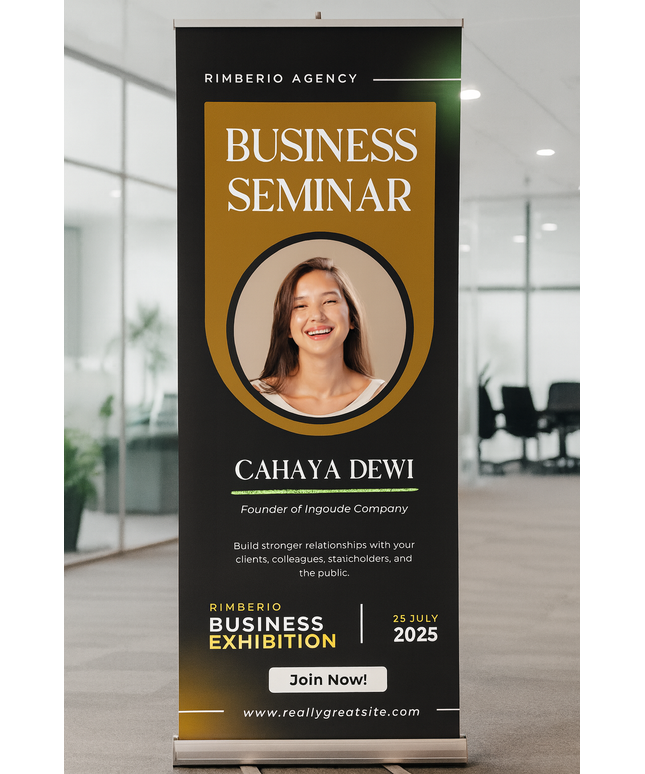 Individuelle Roll-Up Banner & Pop-Up Displays – Personalisiert für Werbung, Events & Messen