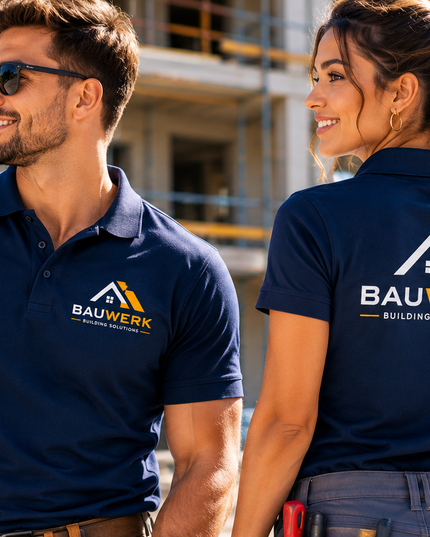 Individuell bedrucktes Poloshirt mit Logo | Firmenkleidung & Vereinskleidung