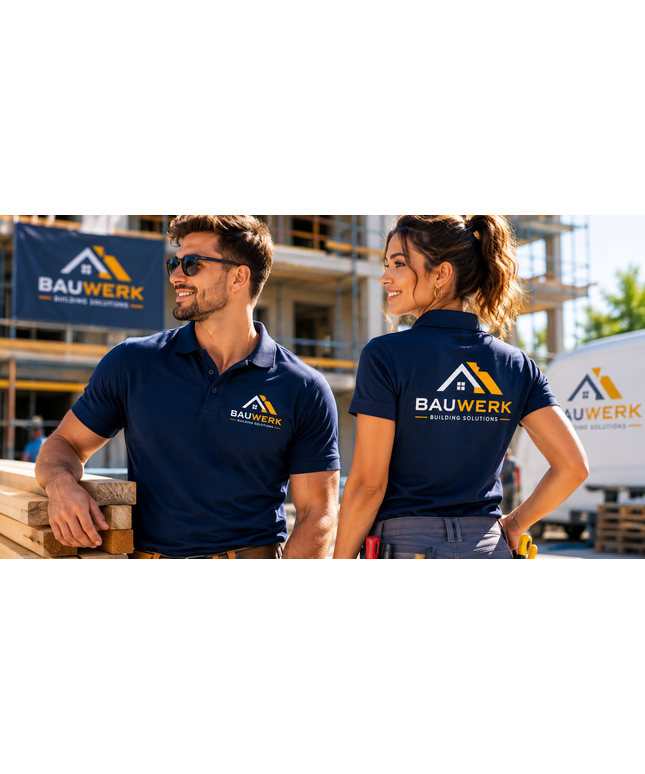 5 Individuell bedrucktes Poloshirt mit Logo | Firmenkleidung & Vereinskleidung