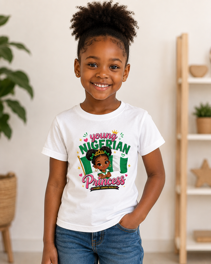 African Heritage Kids T-Shirt | African Princess & Prince Tees for Kids