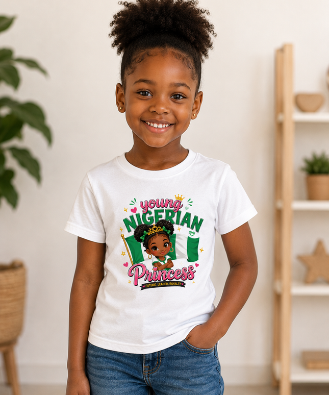 African Heritage Kids T-Shirt | African Princess & Prince Tees for Kids