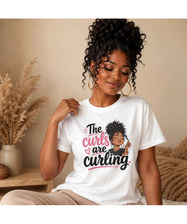Curl Culture Graphic Tee | Natural Hair & Afrocentric Apparel