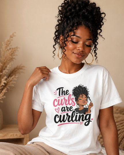 Curl Culture Bundle Set | Graphic Tee, Tote Bag & Mug Collection
