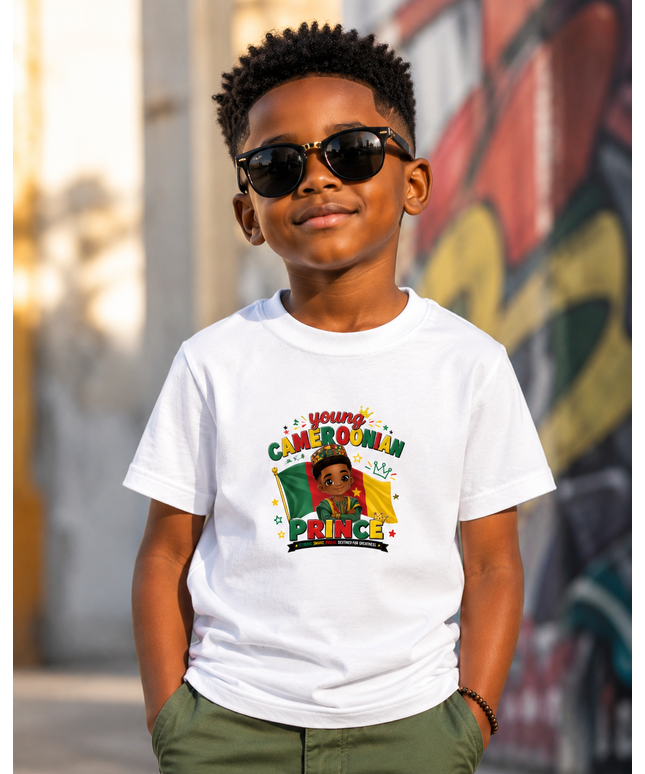 African Heritage Kids T-Shirt | African Princess & Prince Tees for Kids